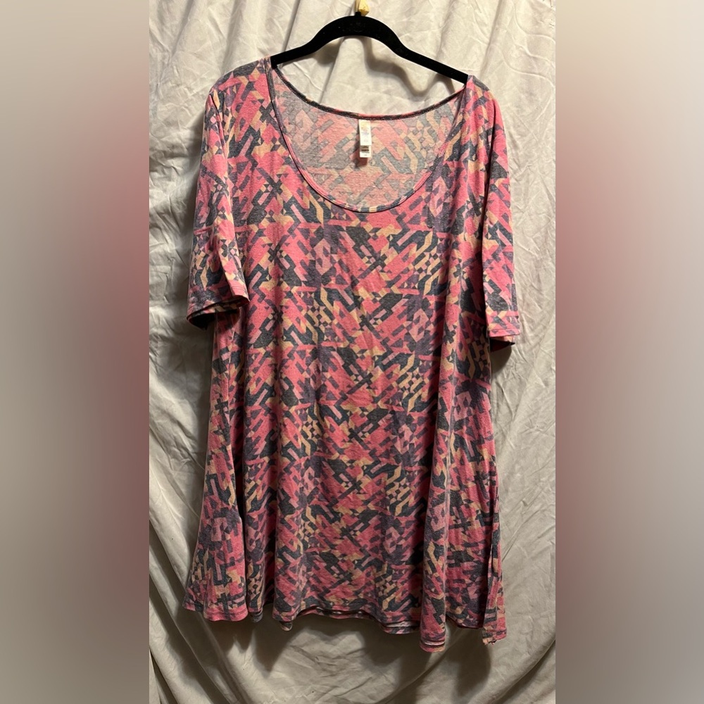 Lu La Roe knit short sleeve top size 2XL